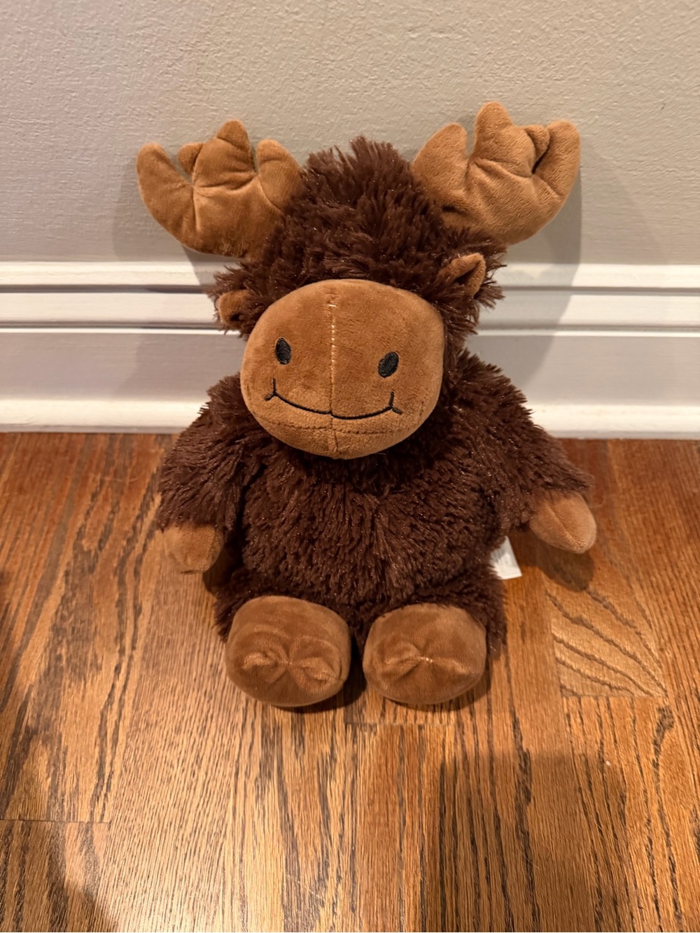 Warmies Plush Moose Stuffed Animal - Brown Cozy Plush